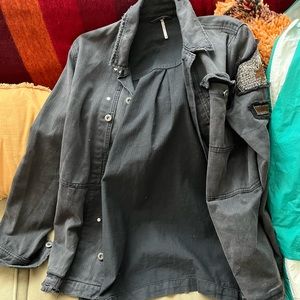 Free People military style jacket